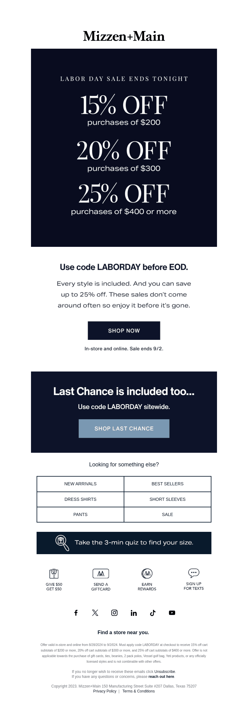 Last call for code LABORDAY