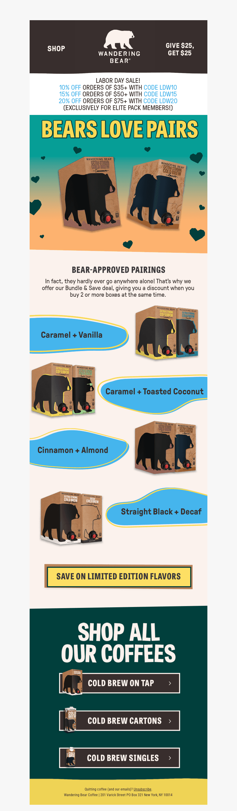 Cold Brew Pairs to Save On