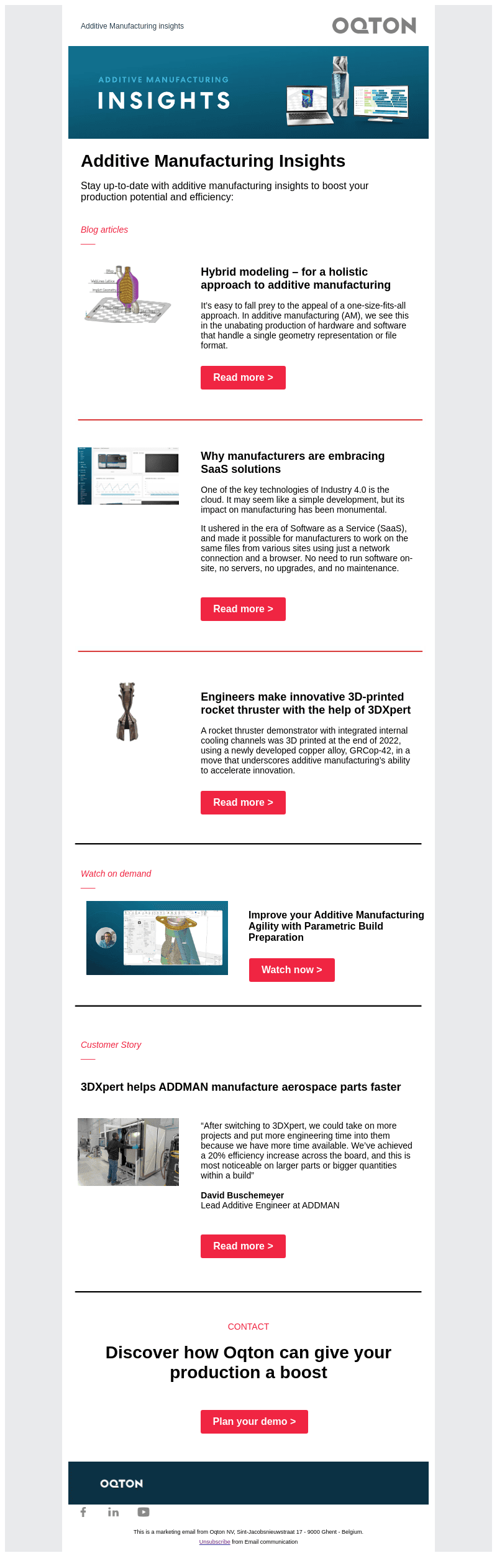 Oqton email from Tue, Sep 3, 2024