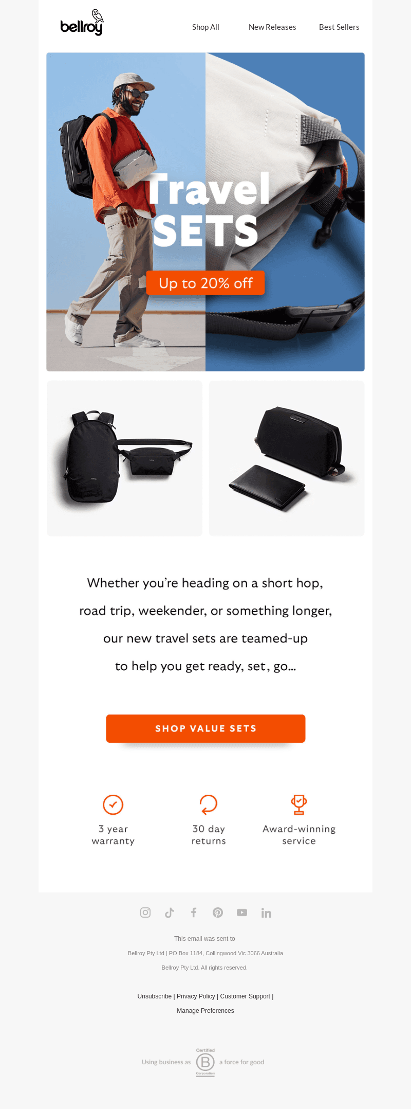 Packable pairings