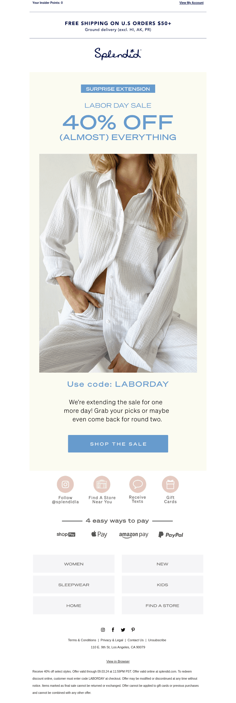 SURPRISE! One More Day to Save 40%