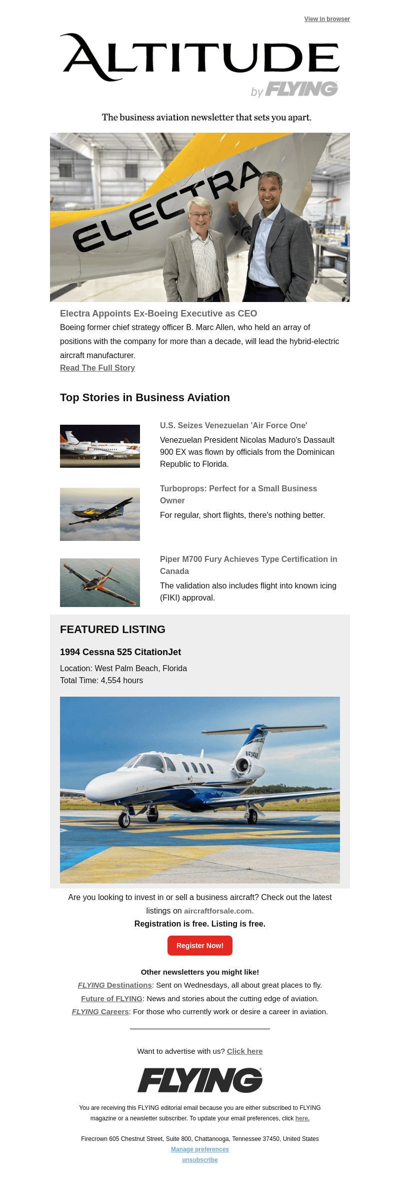 Ex-Boeing Executive Appointed Electra CEO