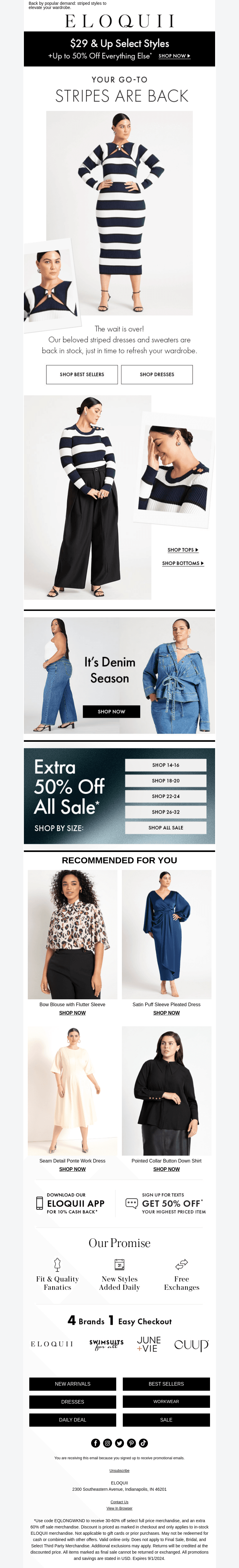 Eloquii email from Wed, Sep 4, 2024