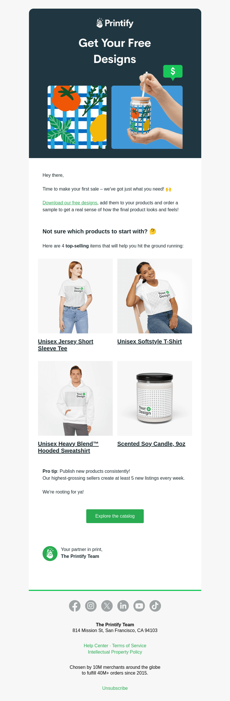Get Your Free Designs
