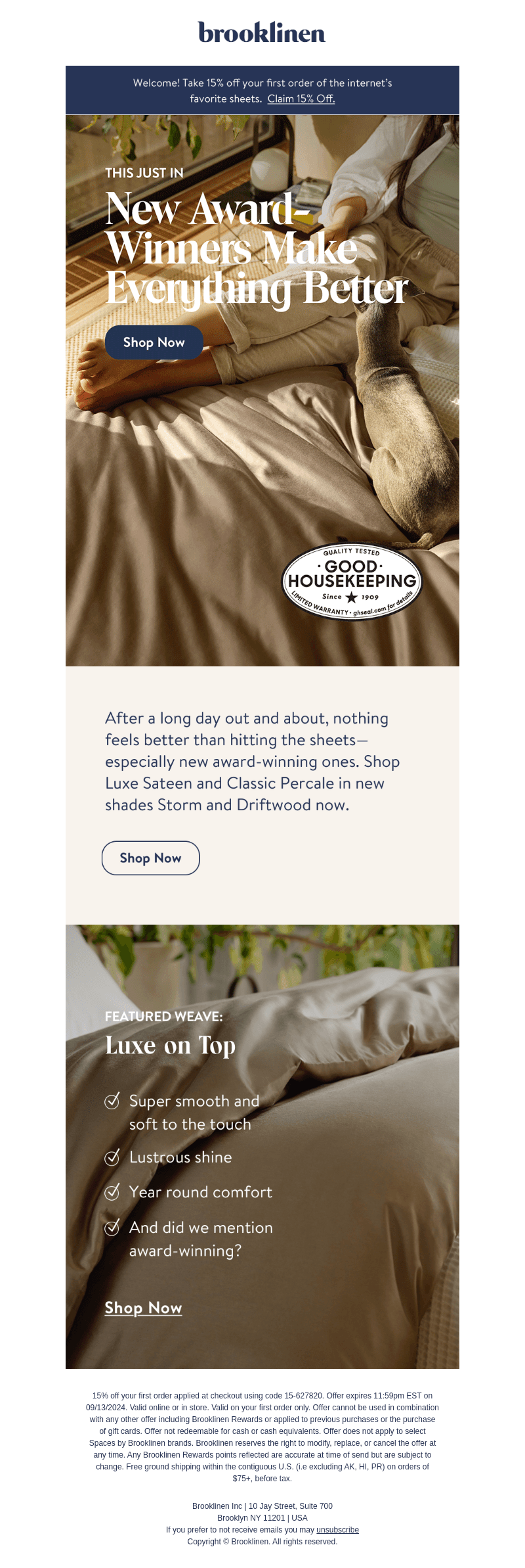 New Sheets Just Arrived!