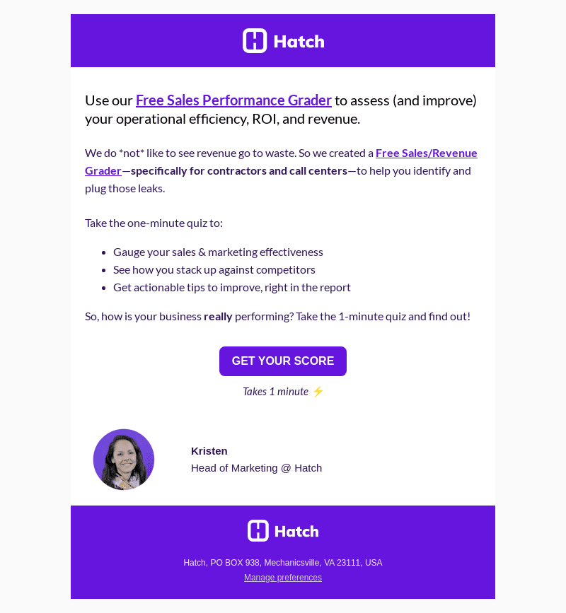 Free Sales Performance Grader: Get Your Score Now
