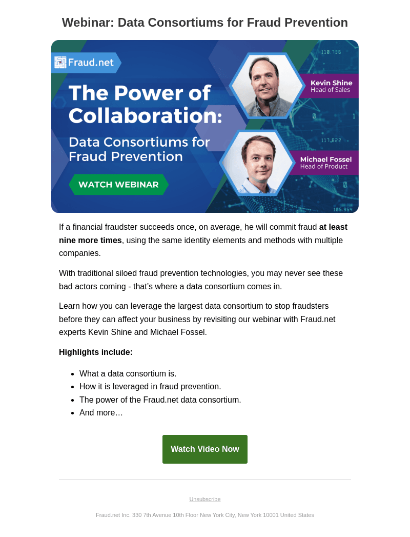 Fraud.net email from Mon, Sep 9, 2024