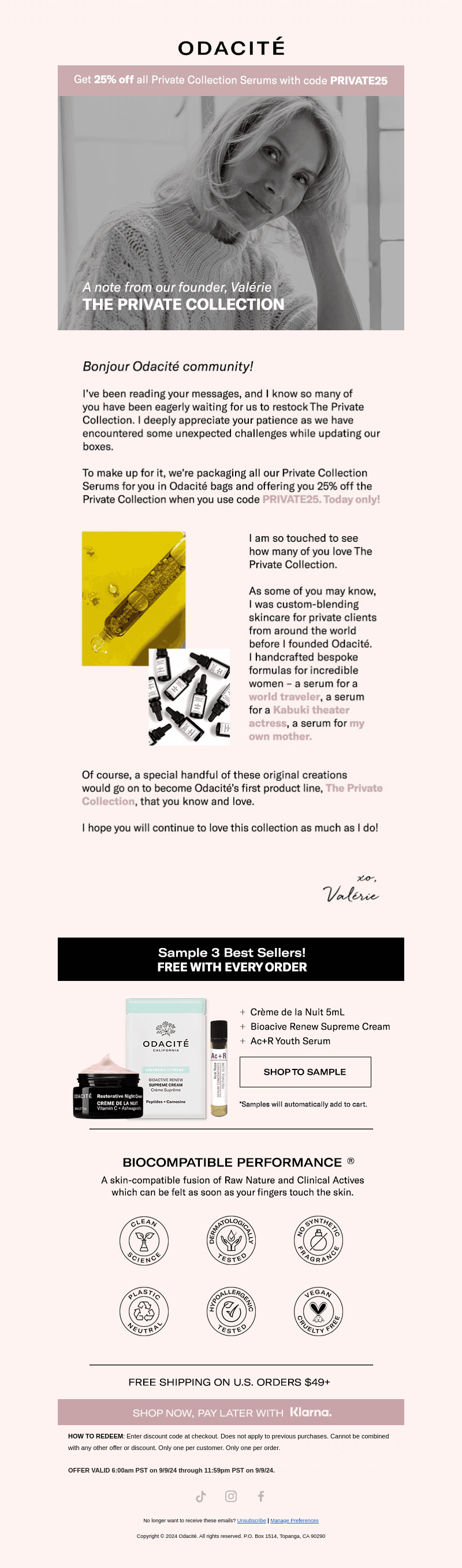 25% off The Private Collection 🖤