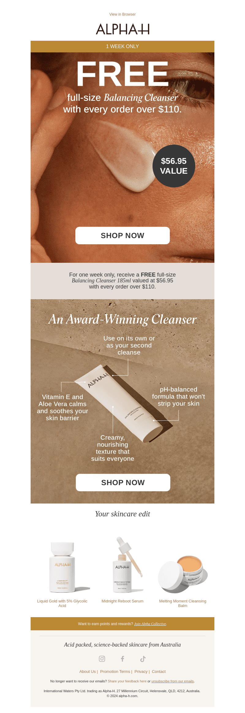 FREE full-size cleanser ($56.95 value)