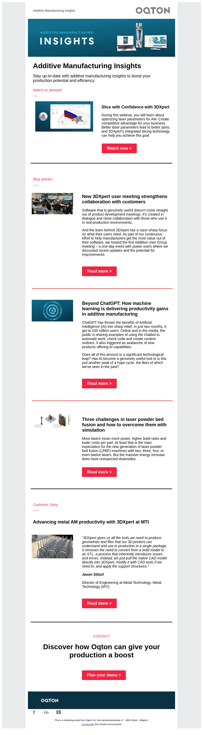 Oqton email from Tue, Sep 10, 2024