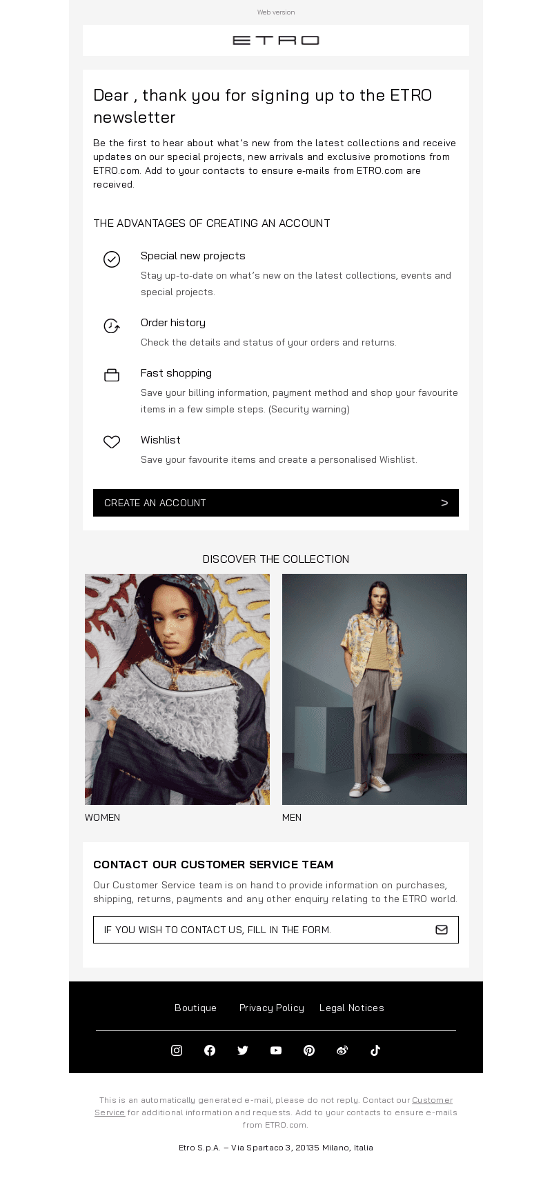 ETRO email from Tue, Sep 10, 2024