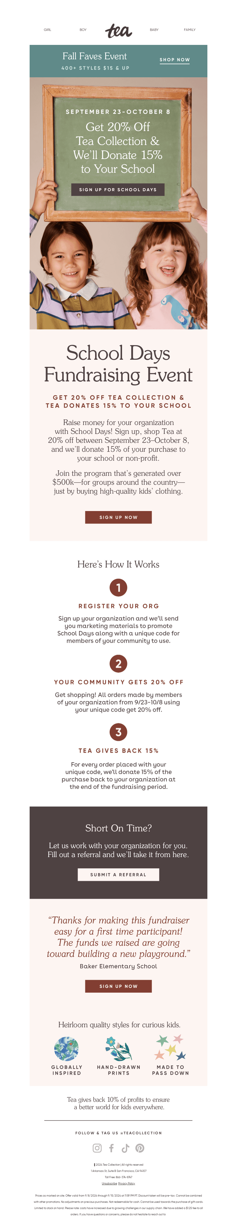 Support Your Organization By Joining School Days!