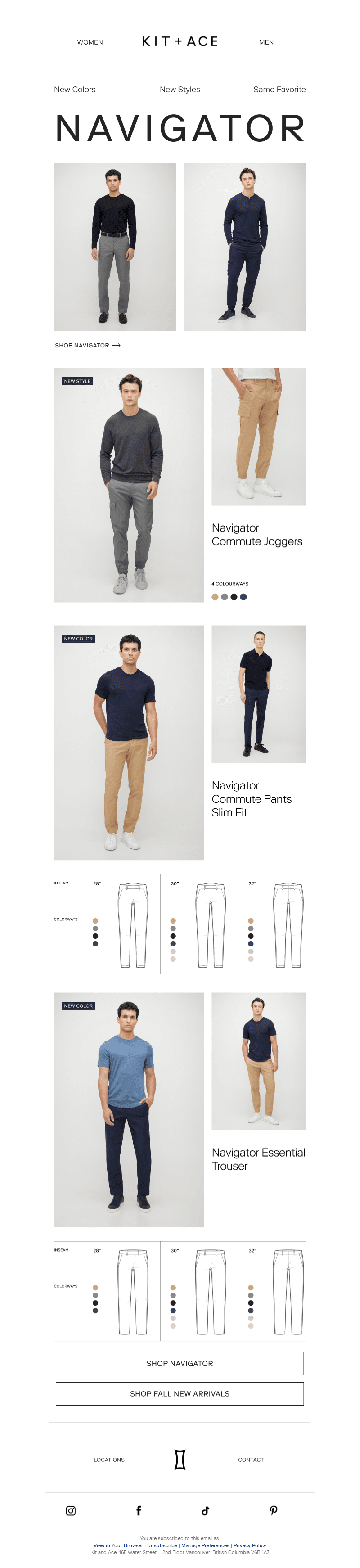 New Colors, New Styles, Same Iconic Navigator