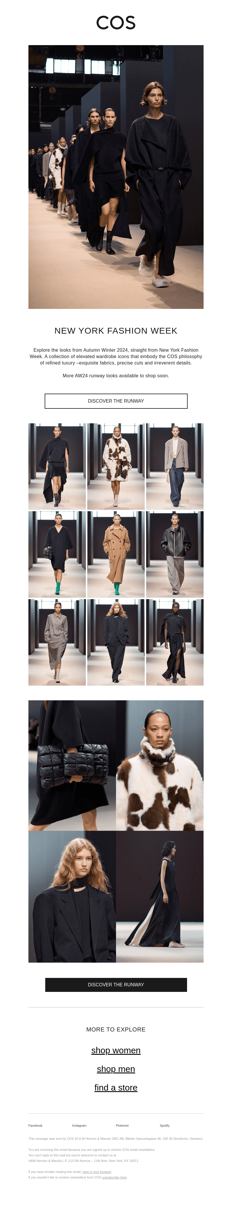 COS at NYFW: the looks