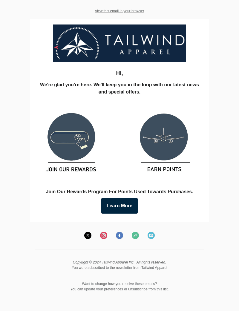 Blue Skies & Tailwinds Begin Here ✈