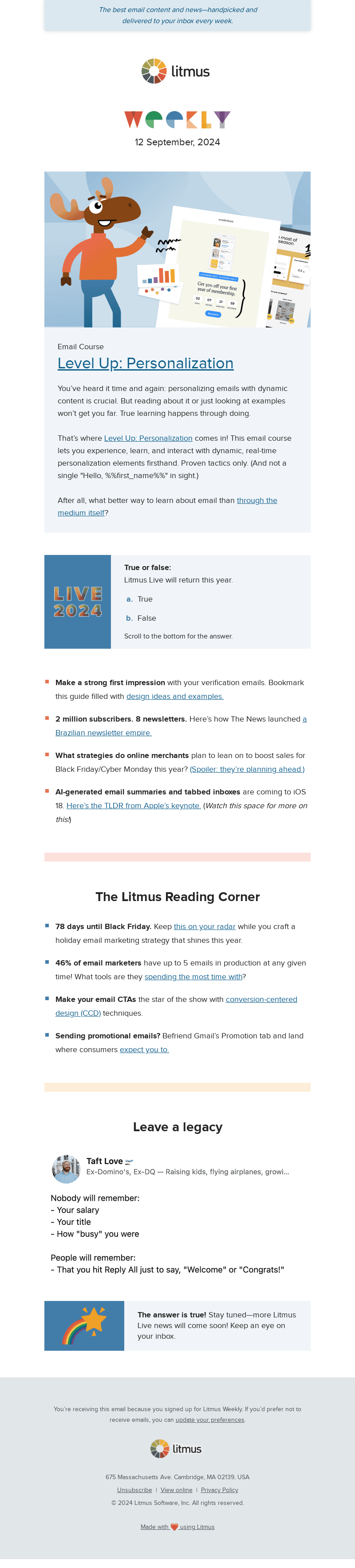 Tech stacks, proven personalization tactics (+ free course), and more
