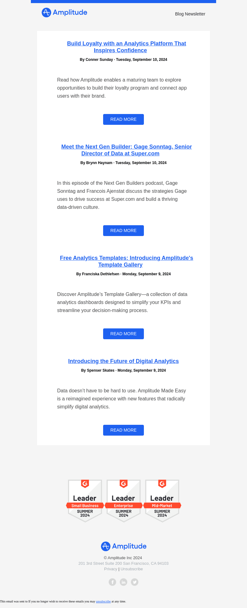The latest posts on the Amplitude blog