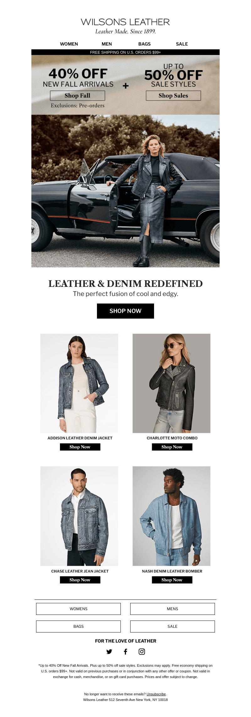 Leather & Denim Redefined