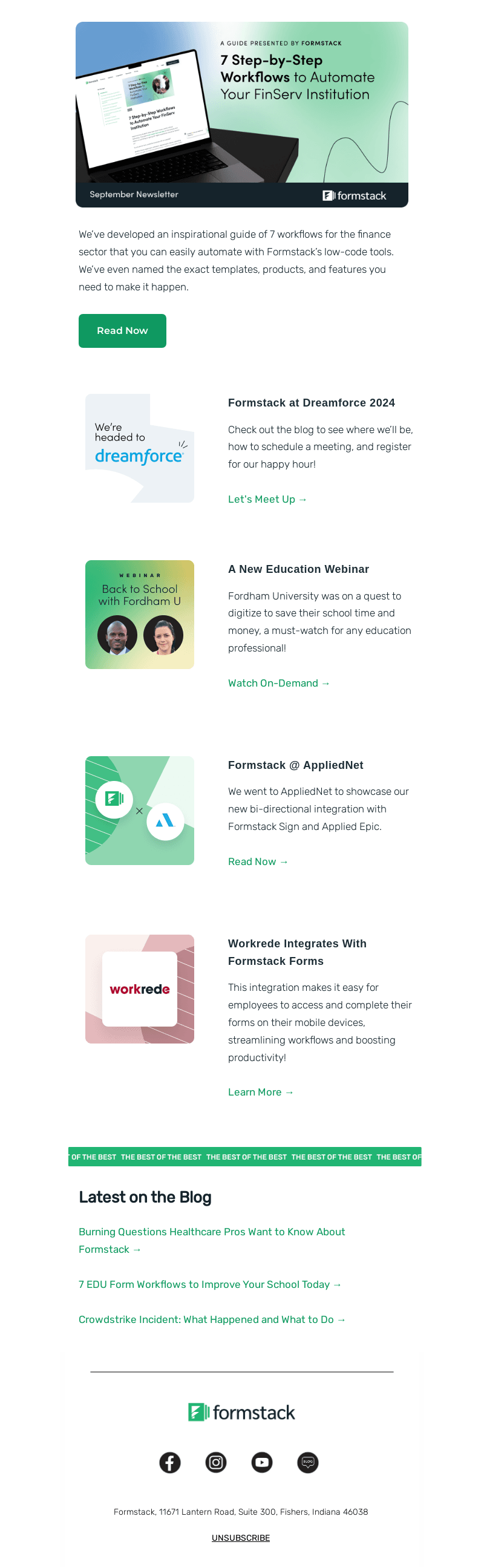 Dreamin’ of Fall in our September Newsletter