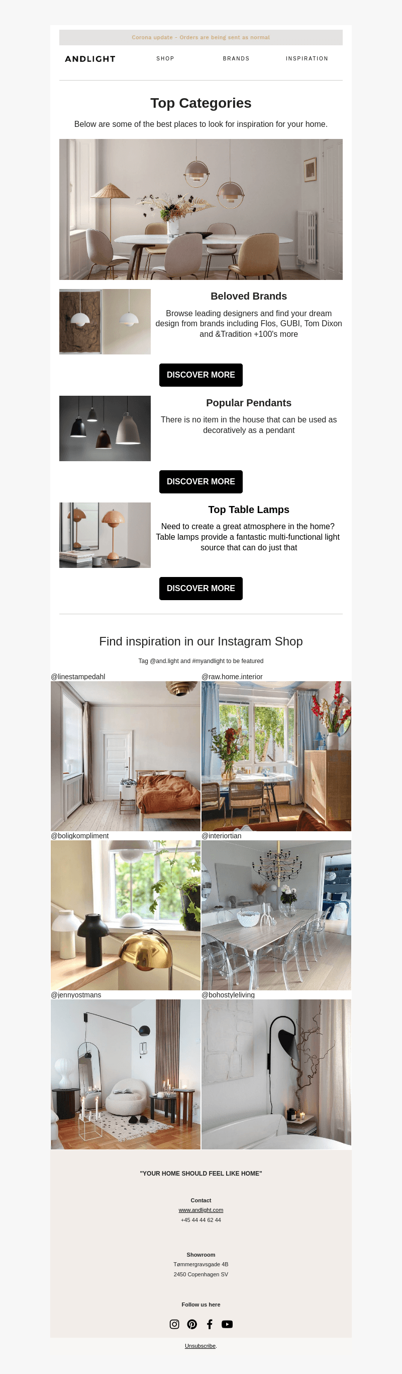 Interior inspiration for your home.