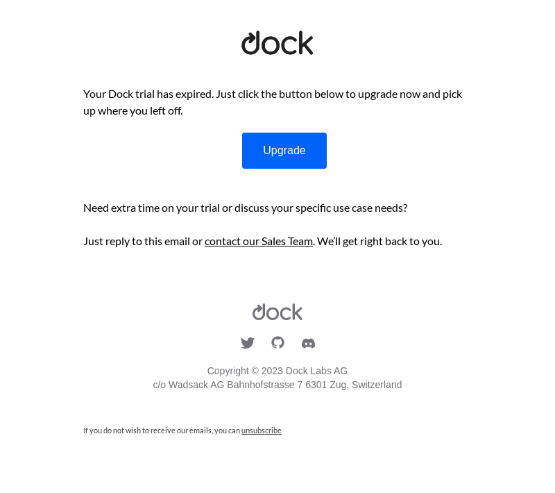 Dock email from Sat, Sep 14, 2024