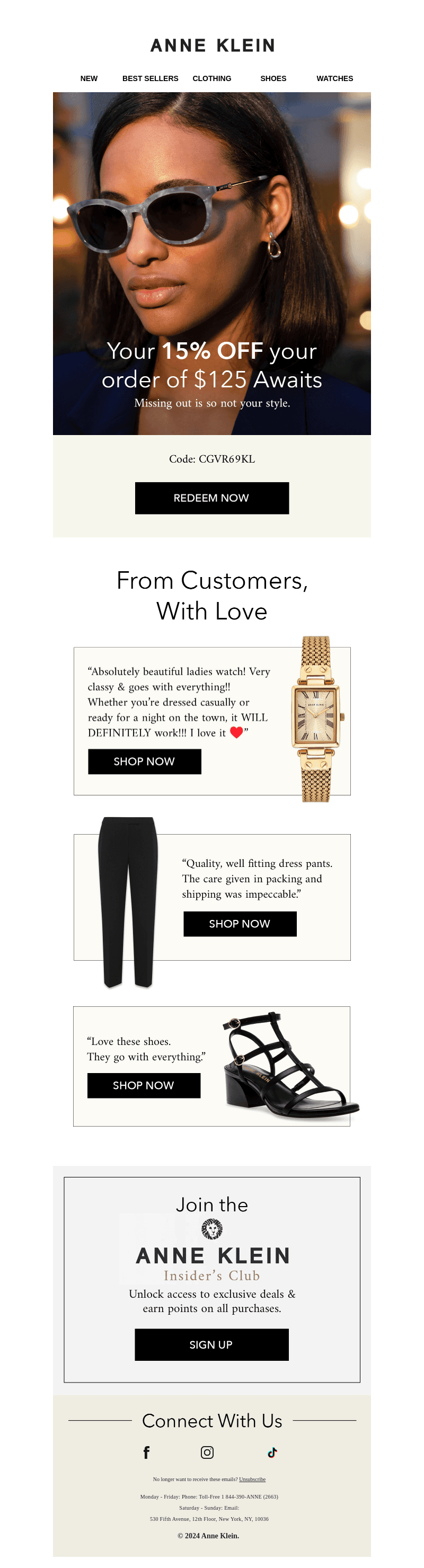 Your 15% Off Is Waiting