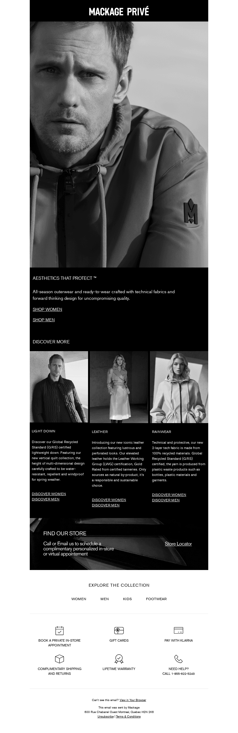 Experience Quality Outerwear & Ready to Wear