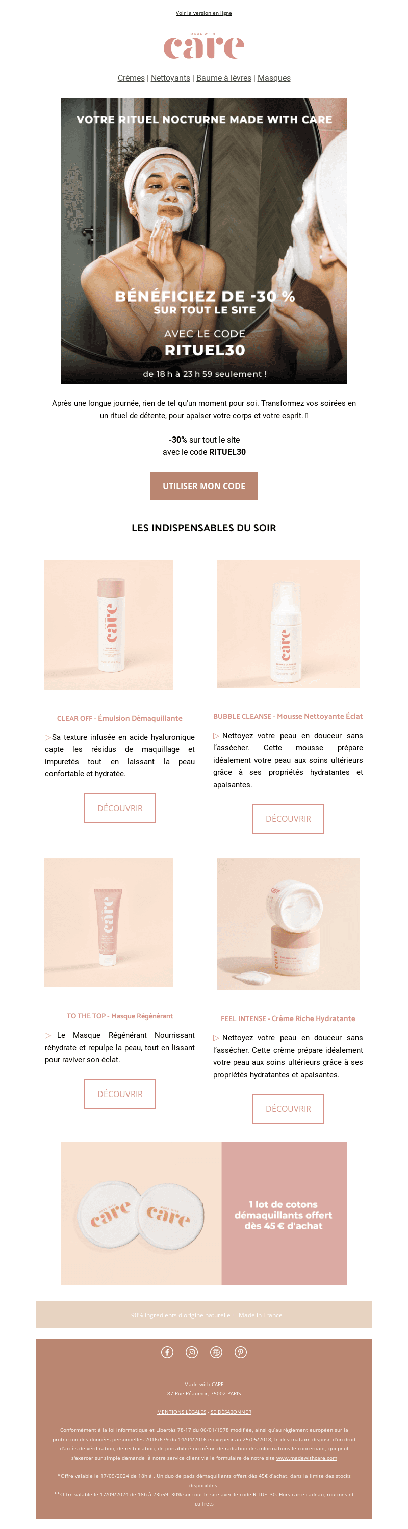 -30% sur tout le site !