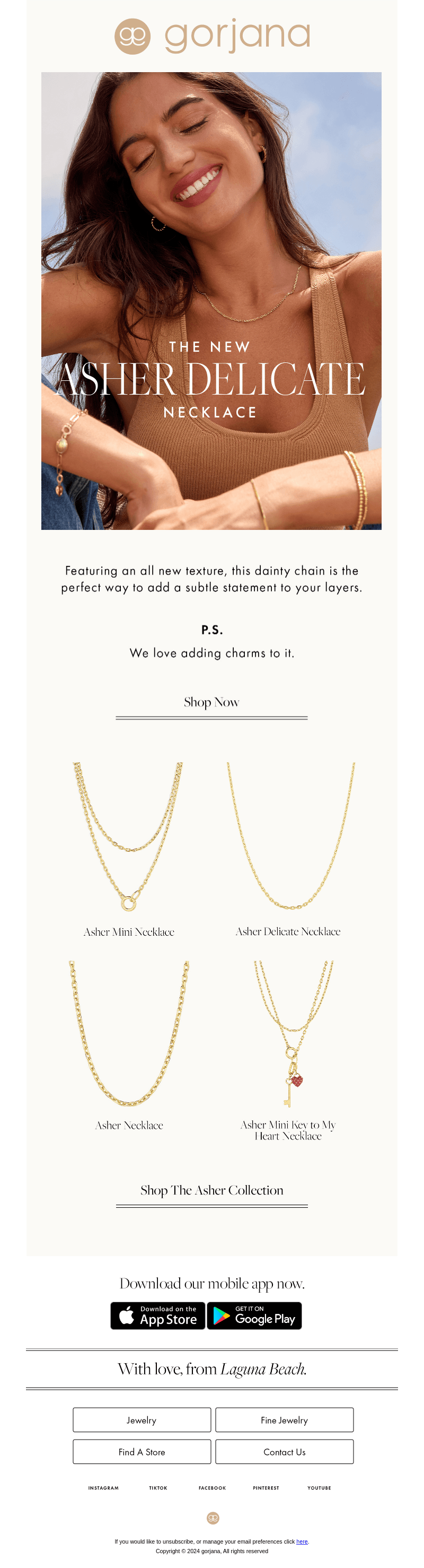 Our newest layering chain —