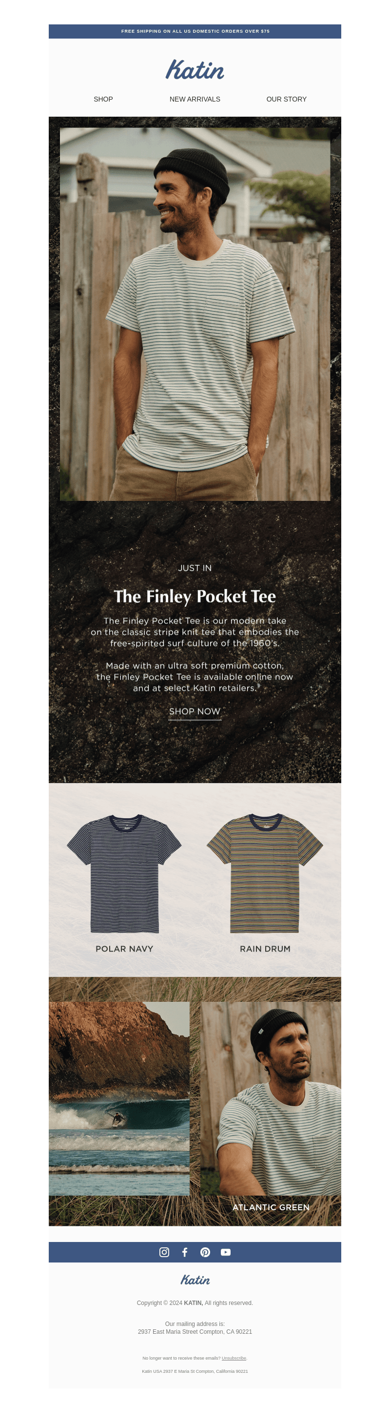 JUST IN The Finley Pocket Tee