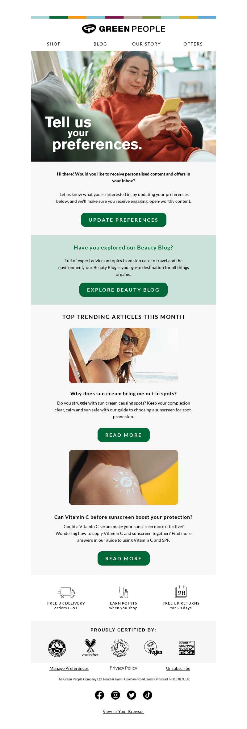 Green People email from Wed, Sep 18, 2024