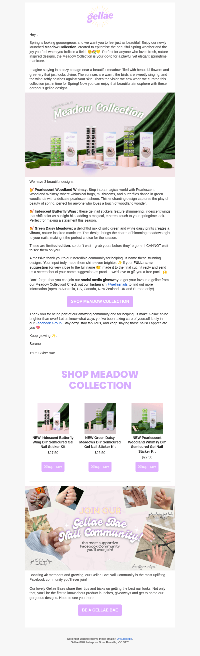 New Meadow Collection Launching NOW!