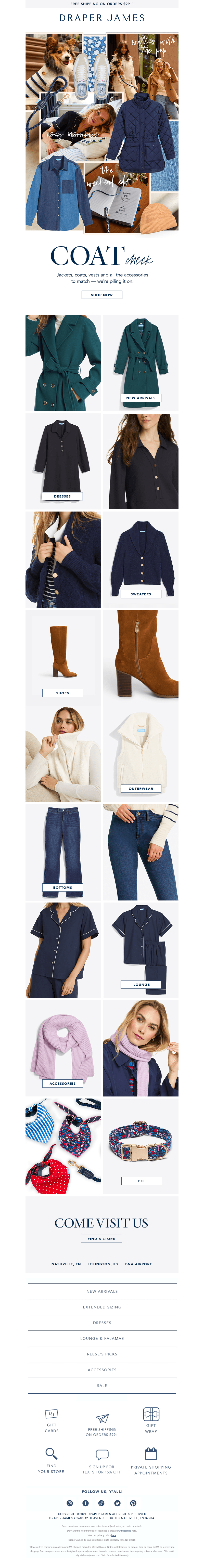 New Arrivals: Coat Check!