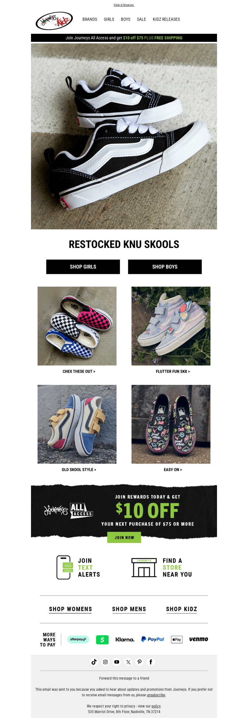 Restocked in the Knu Skools