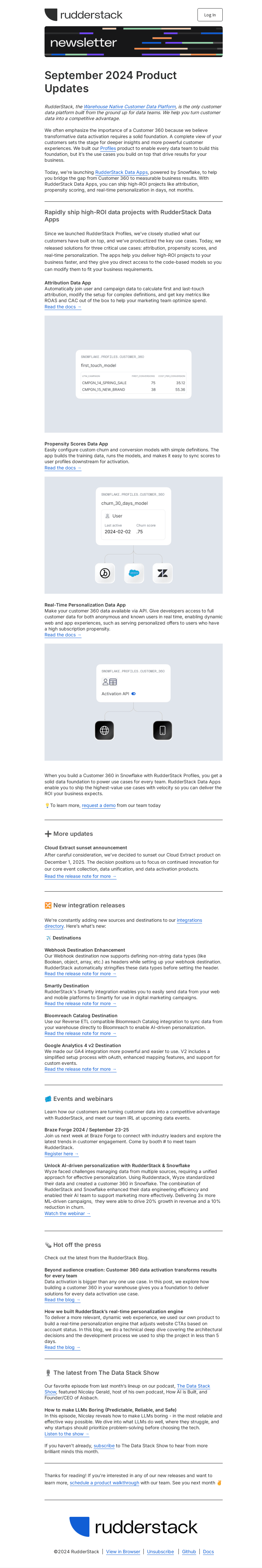 RudderStack September Product Updates