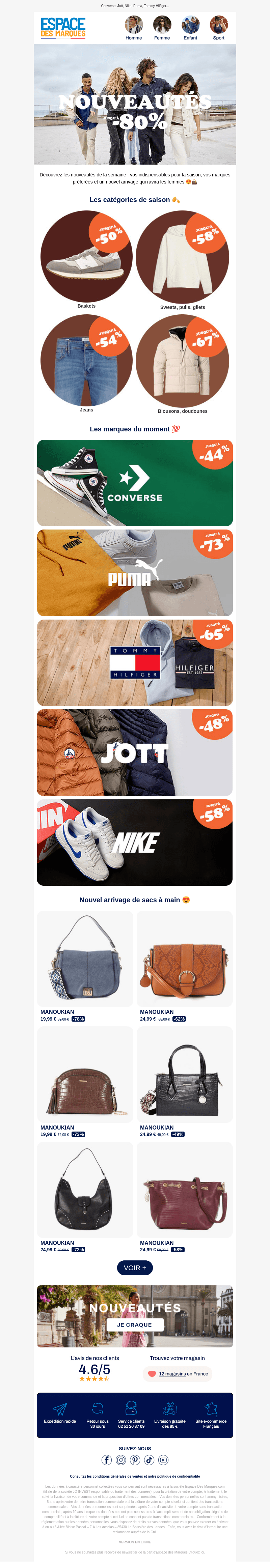 Les nouveautés de saison ! 😍