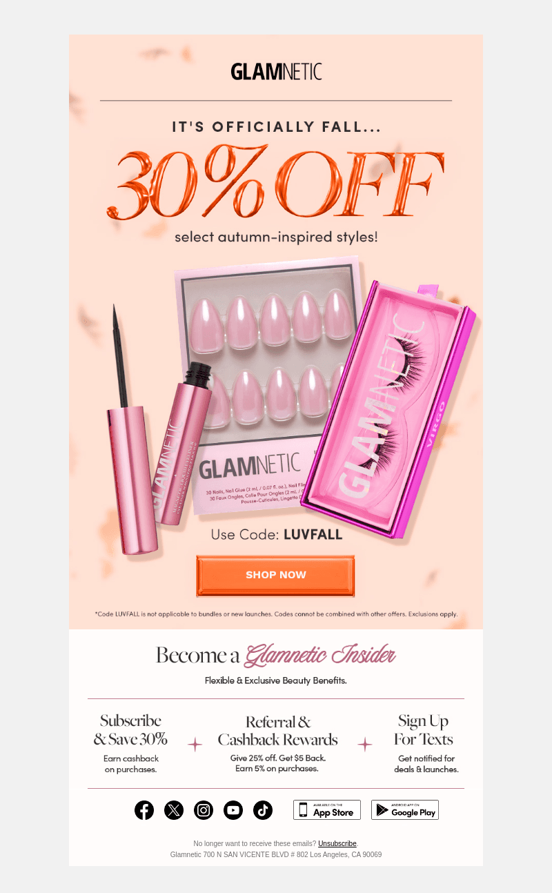 Get 30% Off Fall Faves 🍁