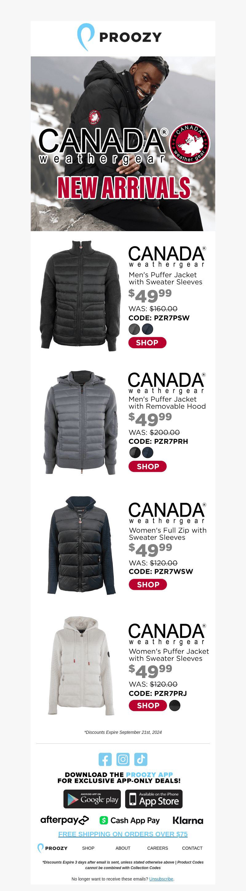 Fresh Styles, Big Savings on Jackets!