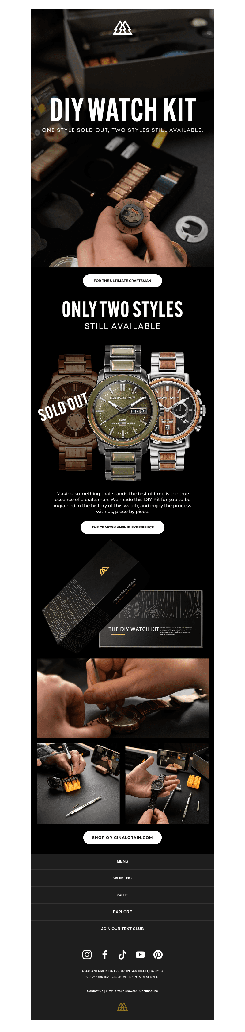Build Your Next Timepiece