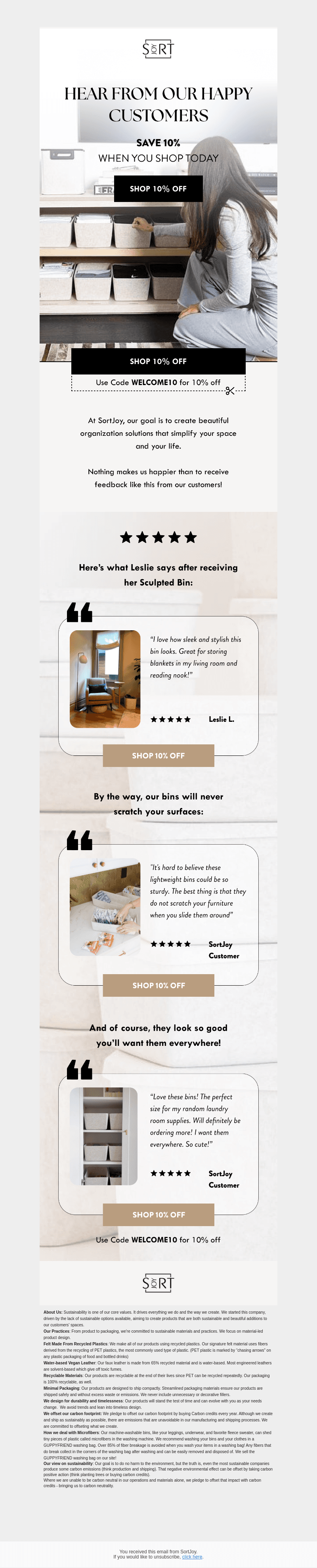 Why SortJoy customers can't get enough of these