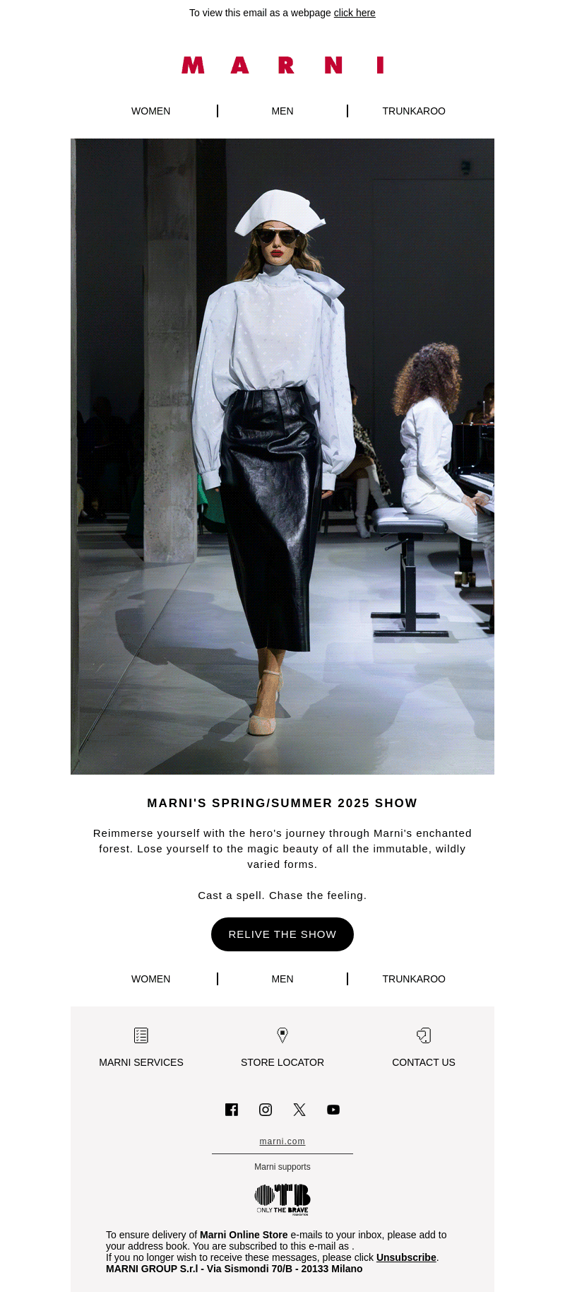 Reenchant yourself with Marni's Spring/Summer 2025