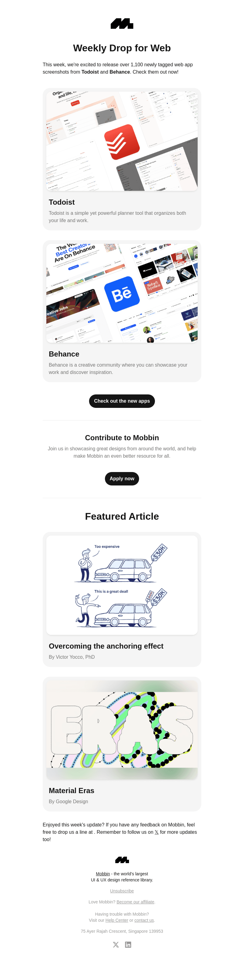 The Weekly Drop: Todoist and Behance