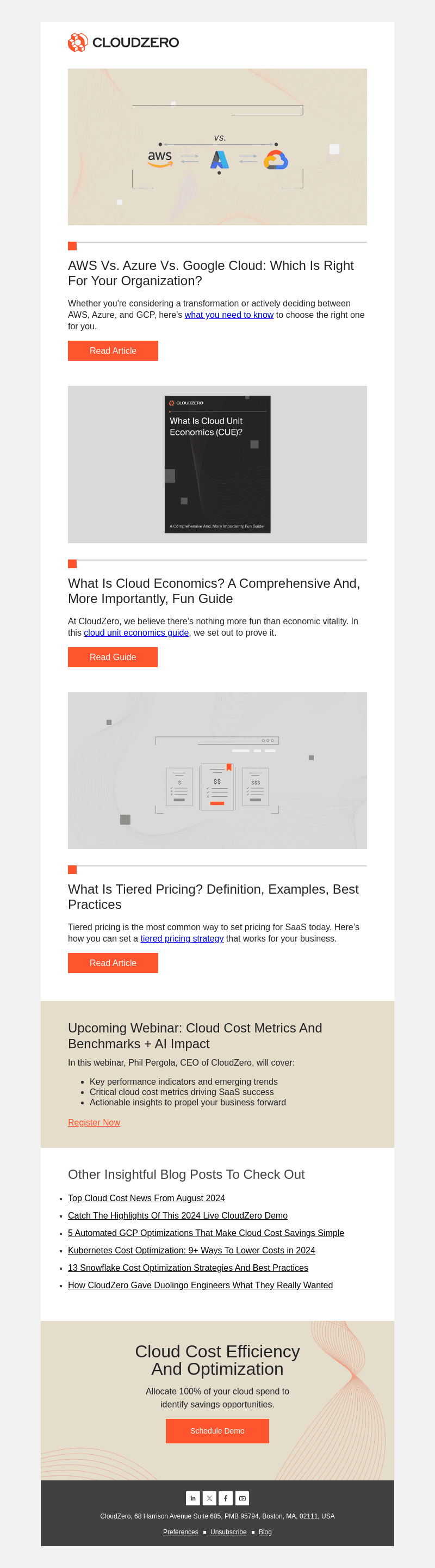 Roundup: AWS Vs. Azure Vs. GCP, Cloud Unit Economics Guide, And More!
