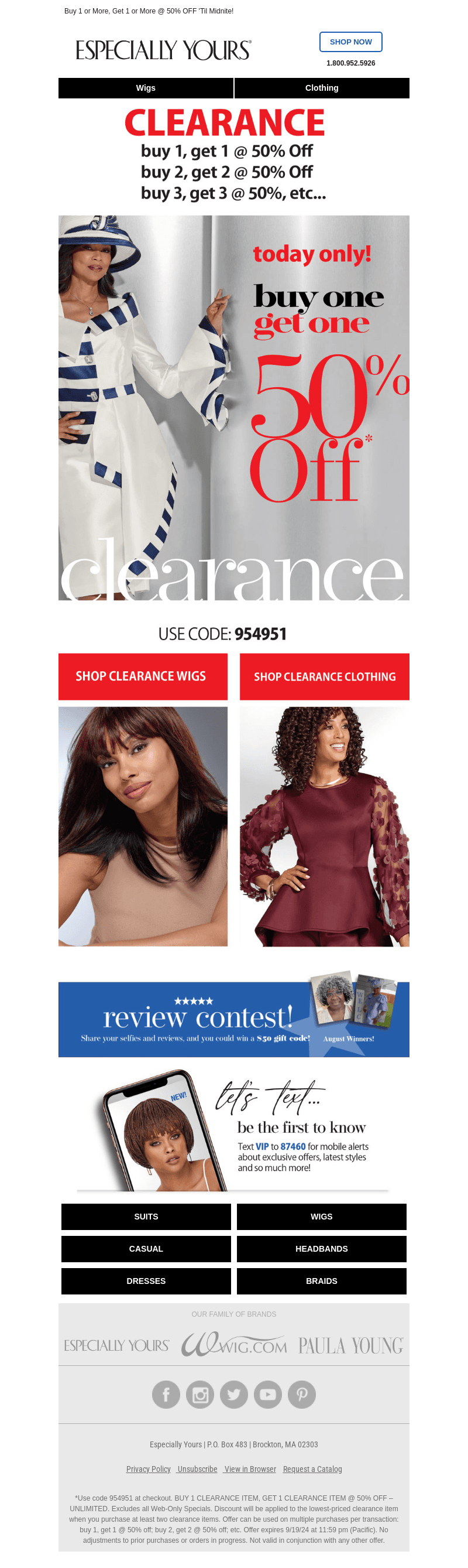 EXTRA 50% Off Clearance 💥UNLIMITED💥 Flash!