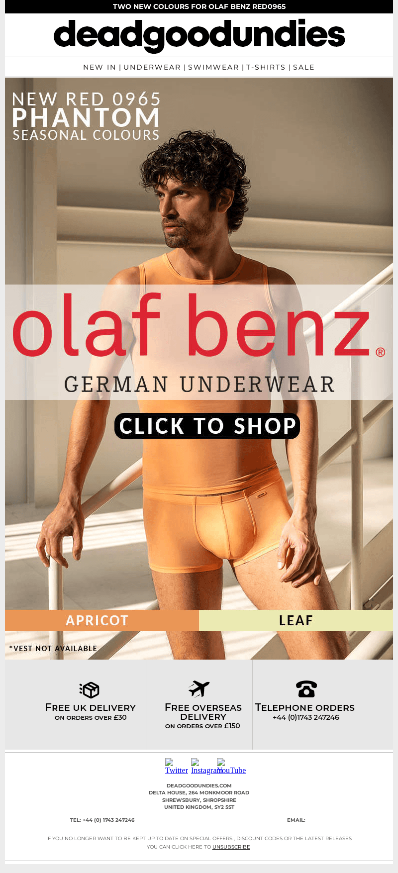 PHANTOM is back - Olaf Benz launch TWO NEW COLOURS