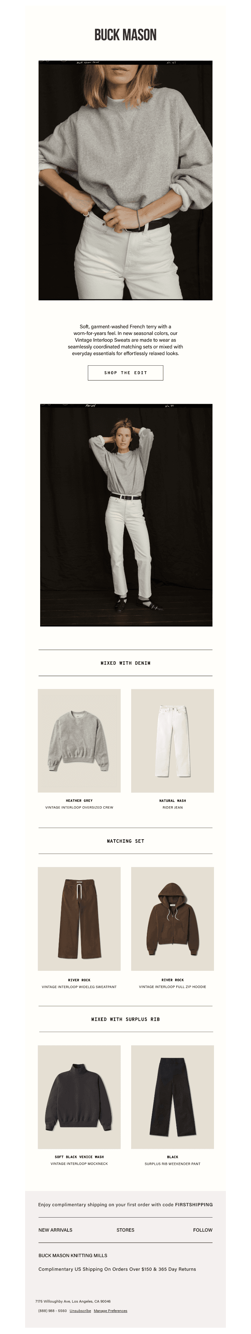 Ways to Wear | Vintage Interloop Sweats
