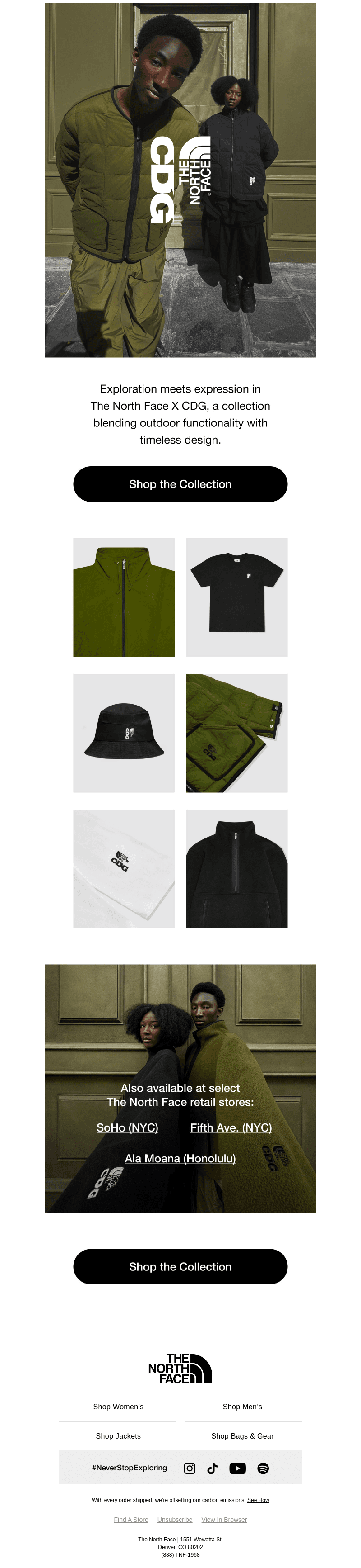 Just Dropped: The North Face X CDG