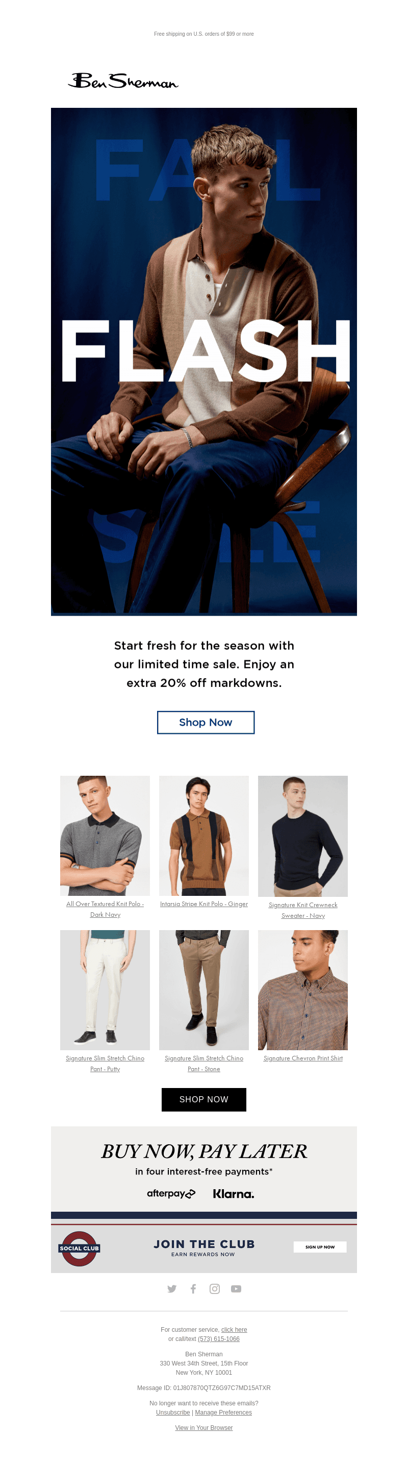 FALL FLASH SALE