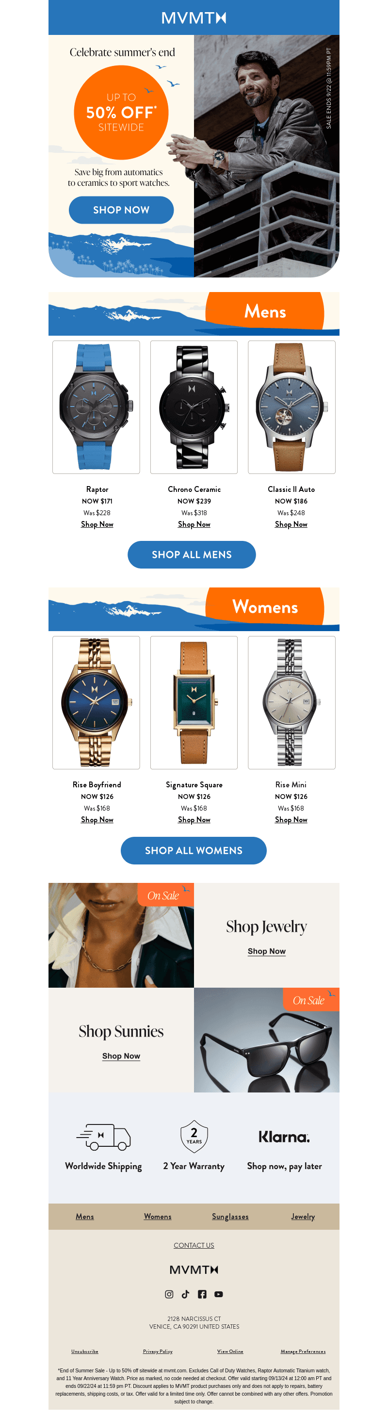 DON'T FORGET! Up to 50% OFF Sitewide