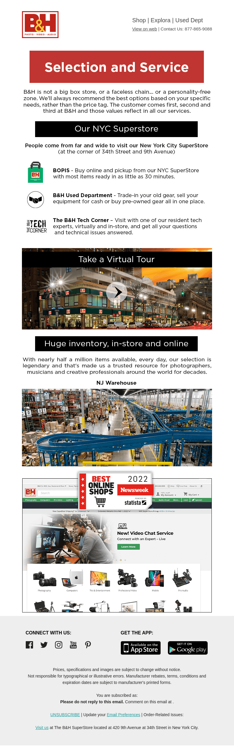 Widest Selection + Expert Help